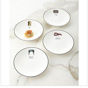 kate spade Cause A Stir Tidbit plates set of 4 nwt